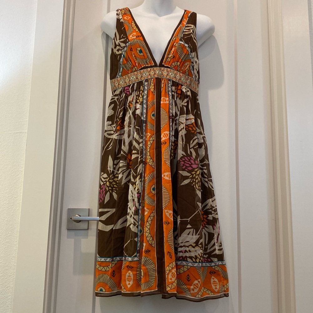 Nicole Miller Studio Silk Dress Womens Size 4 Vintage Neiman Marcus